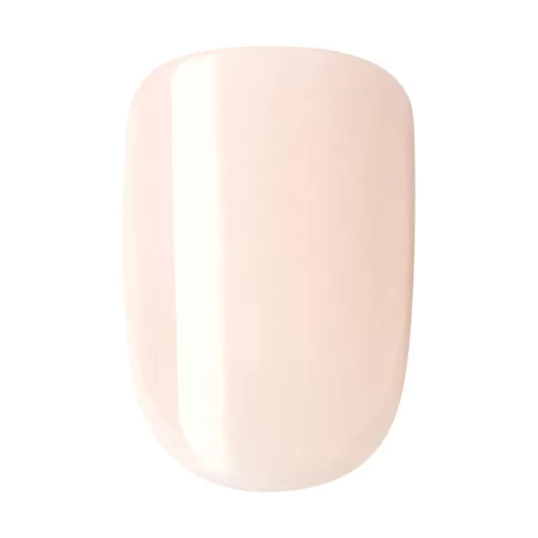 imPRESS KISS Press-On Manicure, Nail Kit, PureFit Technology, Medium Length Press-On Nails, So French', Includes Prep Pad, Mini Nail File, Cuticle Stick, and 30 Fake Nails