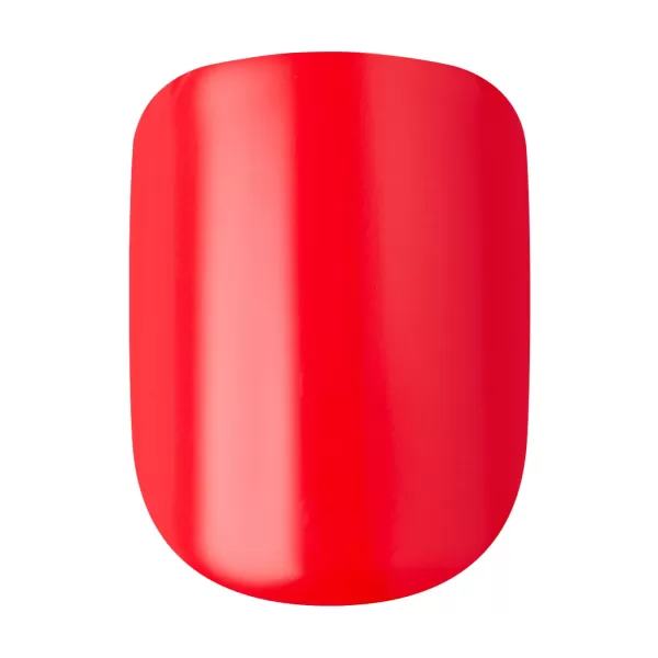 imPRESS KISS Press-On Manicure, Nail Kit, PureFit Technology, Medium Length Press-On Nails, So French', Includes Prep Pad, Mini Nail File, Cuticle Stick, and 30 Fake Nails