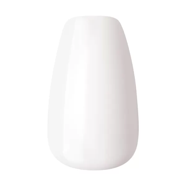 imPRESS KISS Press-On Manicure, Nail Kit, PureFit Technology, Medium Length Press-On Nails, So French', Includes Prep Pad, Mini Nail File, Cuticle Stick, and 30 Fake Nails