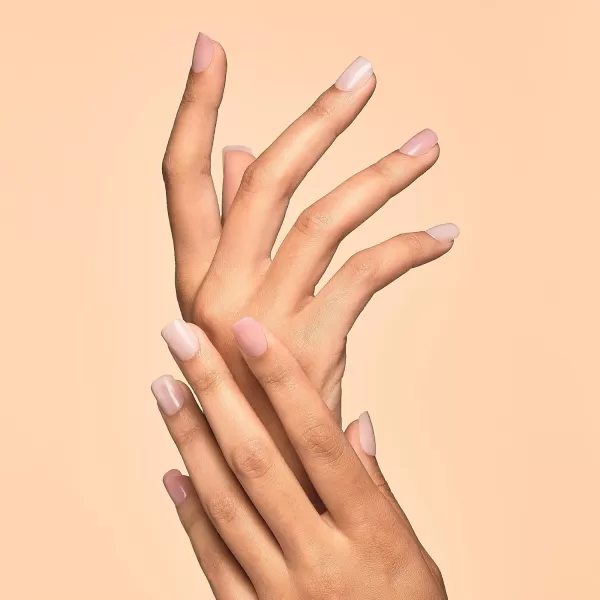 imPRESS KISS Press-On Manicure, Nail Kit, PureFit Technology, Medium Length Press-On Nails, So French', Includes Prep Pad, Mini Nail File, Cuticle Stick, and 30 Fake Nails