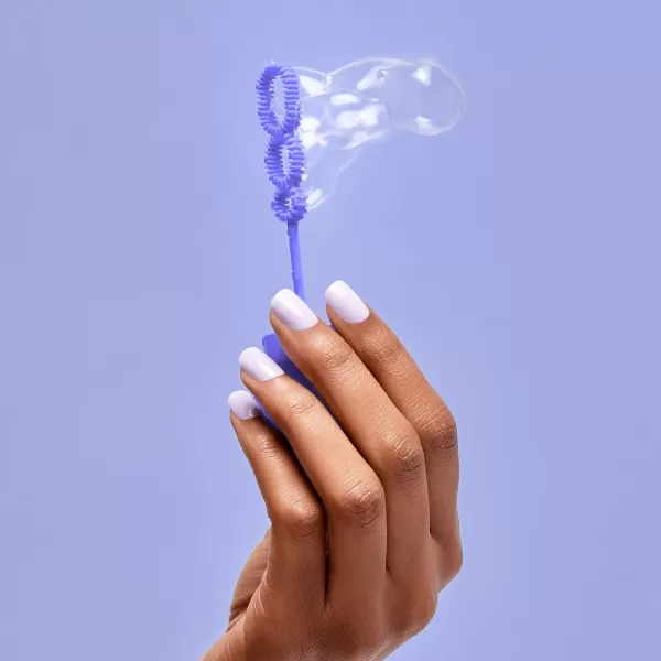 imPRESS KISS Press-On Manicure, Nail Kit, PureFit Technology, Medium Length Press-On Nails, So French', Includes Prep Pad, Mini Nail File, Cuticle Stick, and 30 Fake Nails