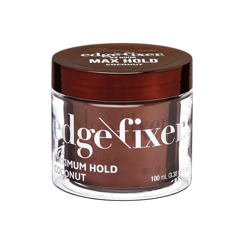 KISS COLORS &amp; CARE 24 Hour Maximum Hold Scented Edge Fixer, Biotin B7 Infused, All Hair Types, Non-Greasy Gel, No Flaking, 100 mL  - Orange Blossom Scent