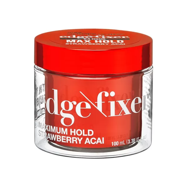 KISS COLORS &amp; CARE 24 Hour Maximum Hold Scented Edge Fixer, Biotin B7 Infused, All Hair Types, Non-Greasy Gel, No Flaking, 100 mL  - Orange Blossom Scent