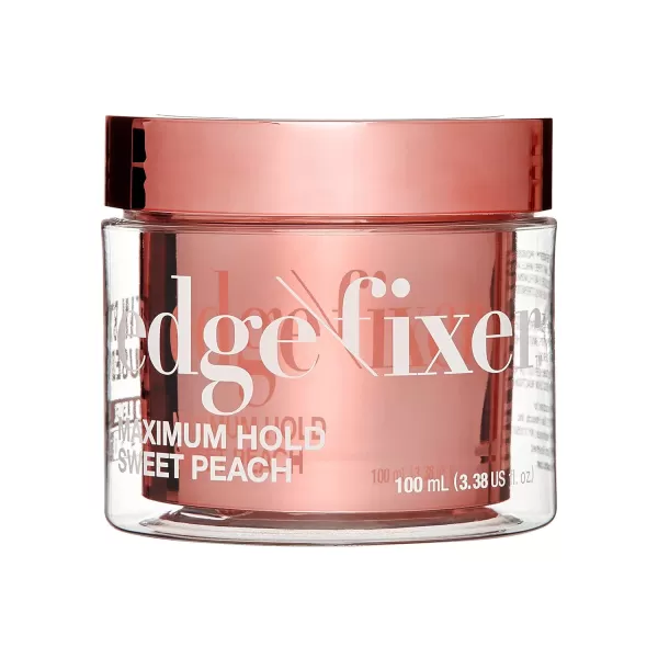 KISS COLORS &amp; CARE 24 Hour Maximum Hold Scented Edge Fixer, Biotin B7 Infused, All Hair Types, Non-Greasy Gel, No Flaking, 100 mL  - Orange Blossom Scent