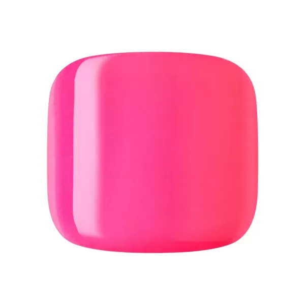 imageKISS imPRESS No Glue Pedi PressOn Nails Toenails Time After Time Medium Pink Short Size Squoval Shape Includes 24 Nails Prep Pad Instructions Sheet 1 Manicure Stick 1 Mini File