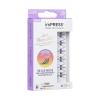 imageKISS imPRESS False Eyelashes Lash Clusters Falsies Airy Wispy 12mm14mm Includes 12 pieces of prebonded lashes Contact Lens Friendly Easy to Apply Reusable Strip LashesEdgy Wispy