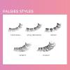 imageKISS imPRESS Falsies False Eyelashes Lash Clusters Voluminous 14 mm Includes 20 Clusters 1 applicator Contact Lens Friendly Easy to Apply Reusable Strip Lashes1 Count Pack of 1