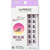 imageKISS imPRESS False Eyelashes Lash Clusters Falsies Airy Wispy 12mm14mm Includes 12 pieces of prebonded lashes Contact Lens Friendly Easy to Apply Reusable Strip LashesAiry Wispy