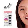 imageKISS imPRESS False Eyelashes Lash Clusters Falsies Lavish Volume 12mm14mm Includes 12 pieces of prebonded lashes Contact Lens Friendly Easy to Apply Reusable Strip LashesRefine Volume