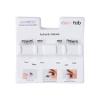 imageKISS imPRESS Falsies Easy Tab Press On Self Adhesive Eyelashes Black Authentic Natural 1 Pair of 5mm7mm Inner Natural Volume Eyelash Clusters ampamp 1 Pair of 7mm9mm Outer HalfLashes with Easy Tabs