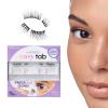imageKISS imPRESS Falsies Easy Tab Press On Self Adhesive Eyelashes Black Authentic Natural 1 Pair of 5mm7mm Inner Natural Volume Eyelash Clusters ampamp 1 Pair of 7mm9mm Outer HalfLashes with Easy Tabs
