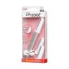 imageKISS SilkyEDGE Facial Hair Dermaplaner ampamp Precise Brow Shaper Stainless Steel Mesh Blade Gentle Glide Technology TugFree Hair Removal ampamp Silky Smooth Exfoliation Includes 2 Replacement Blades