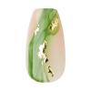 imageKISS imPRESS No Glue Mani Press On Nails Design Ballerina Neutralgreen Medium Size Coffin Shape Includes 30 Nails Prep Pad Instructions Sheet 1 Manicure Stick 1 Mini File