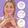 imageKISS imPRESS No Glue Mani Press On Nails French Heroic Light Neutral  White Tip French Short Size Squoval Shape Includes 30 Nails Prep Pad Instructions Sheet 1 Manicure Stick 1 Mini FileMedium