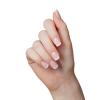 imageKISS imPRESS No Glue Mani Press On Nails French Heroic Light Neutral  White Tip French Short Size Squoval Shape Includes 30 Nails Prep Pad Instructions Sheet 1 Manicure Stick 1 Mini File33 Count Pack of 1
