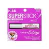 imageKISS Super Stick 5Day Extended Wear Strip Lash Adhesive Quick Drying Lash Glue Witch Hazel ampamp Cactus Extract Infused Brush Applicator Net Wt 48g 017 oz ClearClear