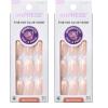 imageKISS imPRESS No Glue Mani Press On Nails French Heroic Light Neutral  White Tip French Short Size Squoval Shape Includes 30 Nails Prep Pad Instructions Sheet 1 Manicure Stick 1 Mini FileMedium Pack of 2