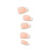 imageKISS imPRESS No Glue Mani Press On Nails Classic Model Light Neutral  White Tip French Short Size Squoval Shape Includes 30 Nails Prep Pad Instructions Sheet 1 Manicure Stick 1 Mini File33 Fl Oz Pack of 1