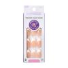 imageKISS imPRESS No Glue Mani Press On Nails Classic Model Light Neutral  White Tip French Short Size Squoval Shape Includes 30 Nails Prep Pad Instructions Sheet 1 Manicure Stick 1 Mini File33 Fl Oz Pack of 1