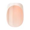 imageKISS imPRESS No Glue Mani Press On Nails Classic Model Light Neutral  White Tip French Short Size Squoval Shape Includes 30 Nails Prep Pad Instructions Sheet 1 Manicure Stick 1 Mini File33 Fl Oz Pack of 2