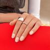 imageKISS imPRESS No Glue Mani Press On Nails Design Cupid Heart White Short Size Oval Shape Includes 30 Nails Prep Pad Instructions Sheet 1 Manicure Stick 1 Mini File