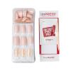 imageKISS imPRESS No Glue Mani Press On Nails Design Eternity Medium Blue Short Size Squoval Shape Includes 30 Nails Prep Pad Instructions Sheet 1 Manicure Stick 1 Mini FilePink and silver