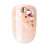 imageKISS imPRESS No Glue Mani Press On Nails Design Eternity Medium Blue Short Size Squoval Shape Includes 30 Nails Prep Pad Instructions Sheet 1 Manicure Stick 1 Mini FileFrench
