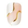 imageKISS imPRESS No Glue Mani Press On Nails Design Eternity Medium Blue Short Size Squoval Shape Includes 30 Nails Prep Pad Instructions Sheet 1 Manicure Stick 1 Mini FileMulticolor