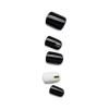 imageKISS imPRESS No Glue Mani Press On Nails Design Eternity Medium Blue Short Size Squoval Shape Includes 30 Nails Prep Pad Instructions Sheet 1 Manicure Stick 1 Mini FileBlack and White