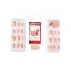 imageKISS imPRESS No Glue Mani Press On Nails Design Eternity Medium Blue Short Size Squoval Shape Includes 30 Nails Prep Pad Instructions Sheet 1 Manicure Stick 1 Mini FilePink