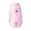 imageKISS imPRESS No Glue Mani Press On Nails Design Free Soul White Medium Size Almond Shape Includes 30 Nails Prep Pad Instructions Sheet 1 Manicure Stick 1 Mini FilePurple and White