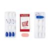 imageKISS imPRESS No Glue Mani Press On Nails Design Free Soul White Medium Size Almond Shape Includes 30 Nails Prep Pad Instructions Sheet 1 Manicure Stick 1 Mini FileLight White