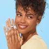 imageKISS imPRESS No Glue Mani Press On Nails Design Free Soul White Medium Size Almond Shape Includes 30 Nails Prep Pad Instructions Sheet 1 Manicure Stick 1 Mini FileTye Dye