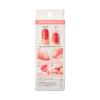 imageKISS imPRESS No Glue Mani Press On Nails Design Free Soul White Medium Size Almond Shape Includes 30 Nails Prep Pad Instructions Sheet 1 Manicure Stick 1 Mini FileBlue and White