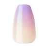 imageKISS imPRESS No Glue Mani Press On Nails Design Free Soul White Medium Size Almond Shape Includes 30 Nails Prep Pad Instructions Sheet 1 Manicure Stick 1 Mini FilePurple and White