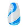 imageKISS imPRESS No Glue Mani Press On Nails Design Free Soul White Medium Size Almond Shape Includes 30 Nails Prep Pad Instructions Sheet 1 Manicure Stick 1 Mini FileBlue and White