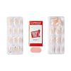 imageKISS imPRESS No Glue Mani Press On Nails Design Free Soul White Medium Size Almond Shape Includes 30 Nails Prep Pad Instructions Sheet 1 Manicure Stick 1 Mini FileBeige and White