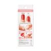 imageKISS imPRESS No Glue Mani Press On Nails Design Free Soul White Medium Size Almond Shape Includes 30 Nails Prep Pad Instructions Sheet 1 Manicure Stick 1 Mini FilePurple and White