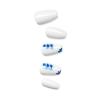 imageKISS imPRESS No Glue Mani Press On Nails Design Free Soul White Medium Size Almond Shape Includes 30 Nails Prep Pad Instructions Sheet 1 Manicure Stick 1 Mini FileTye Dye