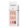 imageKISS imPRESS No Glue Mani Press On Nails Design One Chance Light Pink Short Size Squoval Shape Includes 30 Nails Prep Pad Instructions Sheet 1 Manicure Stick 1 Mini FileBefore Sunset