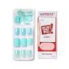 imageKISS imPRESS No Glue Mani Press On Nails Design One Chance Light Pink Short Size Squoval Shape Includes 30 Nails Prep Pad Instructions Sheet 1 Manicure Stick 1 Mini FileTeal