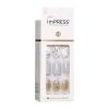 imageKISS imPRESS No Glue Mani Press On Nails Design One Chance Light Pink Short Size Squoval Shape Includes 30 Nails Prep Pad Instructions Sheet 1 Manicure Stick 1 Mini FileMulticolor