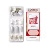 imageKISS imPRESS No Glue Mani Press On Nails Design One Chance Light Pink Short Size Squoval Shape Includes 30 Nails Prep Pad Instructions Sheet 1 Manicure Stick 1 Mini FileMulticolor