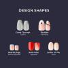 imageKISS imPRESS No Glue Mani Press On Nails Design One Chance Light Pink Short Size Squoval Shape Includes 30 Nails Prep Pad Instructions Sheet 1 Manicure Stick 1 Mini FileBefore Sunset