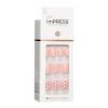 imageKISS imPRESS No Glue Mani Press On Nails Design This Feeling Light Pink Petite Size Squoval Shape Includes 30 Nails Prep Pad Instructions Sheet 1 Manicure Stick 1 Mini FilePink