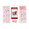 imageKISS imPRESS No Glue Mani Press On Nails French Ditto Light Neutral  Pink Tip French Short Size Oval Shape Includes 30 Nails Prep Pad Instructions Sheet 1 Manicure Stick 1 Mini FileDitto