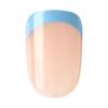 imageKISS imPRESS No Glue Mani Press On Nails French Ditto Light Neutral  Pink Tip French Short Size Oval Shape Includes 30 Nails Prep Pad Instructions Sheet 1 Manicure Stick 1 Mini FileSnooze