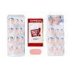 imageKISS imPRESS No Glue Mani Press On Nails French Ditto Light Neutral  Pink Tip French Short Size Oval Shape Includes 30 Nails Prep Pad Instructions Sheet 1 Manicure Stick 1 Mini FileSnooze