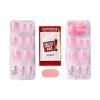 imageKISS imPRESS No Glue Mani PressOn Nails Design Dream It Up Light Pink Short Size Wider Squoval Shape Includes 30 Nails Prep Pad Instructions Sheet 1 Manicure Stick 1 Mini File
