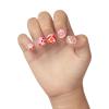 imageKISS imPRESS No Glue Mani PressOn Nails Design Playground Medium Red Kids Size Squoval Shape Includes 20 Nails Prep Pad Instructions Sheet 1 Manicure Stick 1 Mini File20 Count Pack of 1